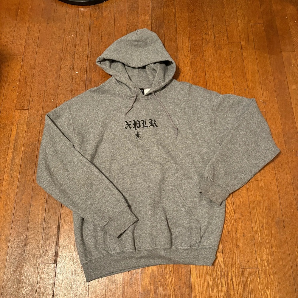 Gray Men's Hoodie